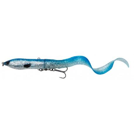 NALUCA 3D HARD EEL 2+1 17CM 50G albastru argintiu marime 1 SAVAGE GEAR