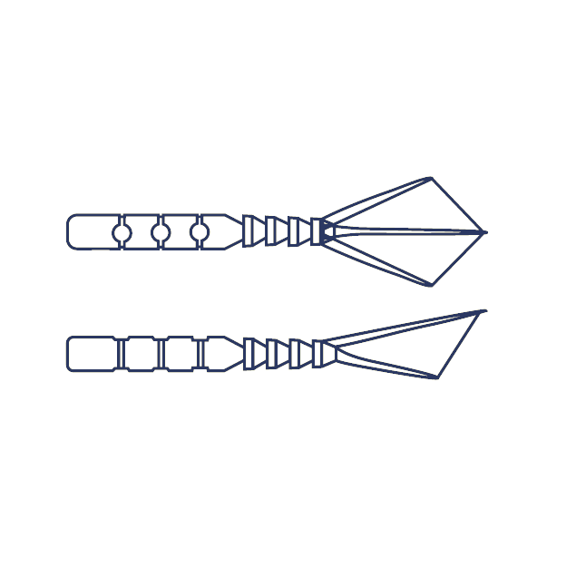 NALUCA AJI FINESSE HILA 4,3CM alb LUMINOUS 12BUC PL marime 6 MUSTAD