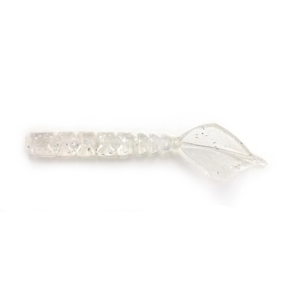 NALUCA AJI MICRO HILA 4,3CM CLEAR argintiu GLITTER MUSTAD