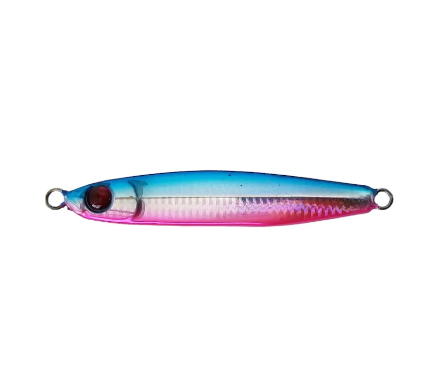 NALUCA UV albastru roz MEZASHI JIG CASTING 20G marime 14 MUSTAD