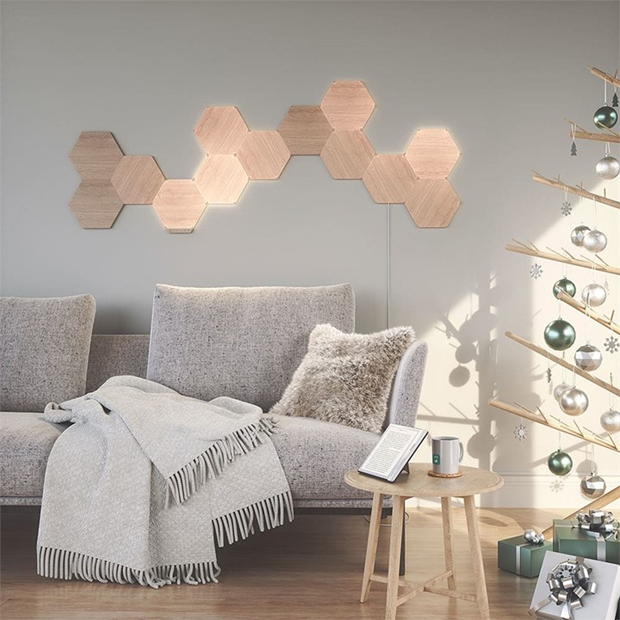 Nanoleaf Nanoleaf Elements Hexagons Expansion . multicolor format and universal