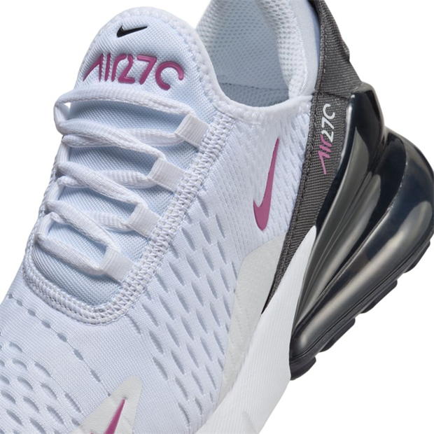 Nike Air Max 270 Big Shoes pentru Copii alb hotfuchia