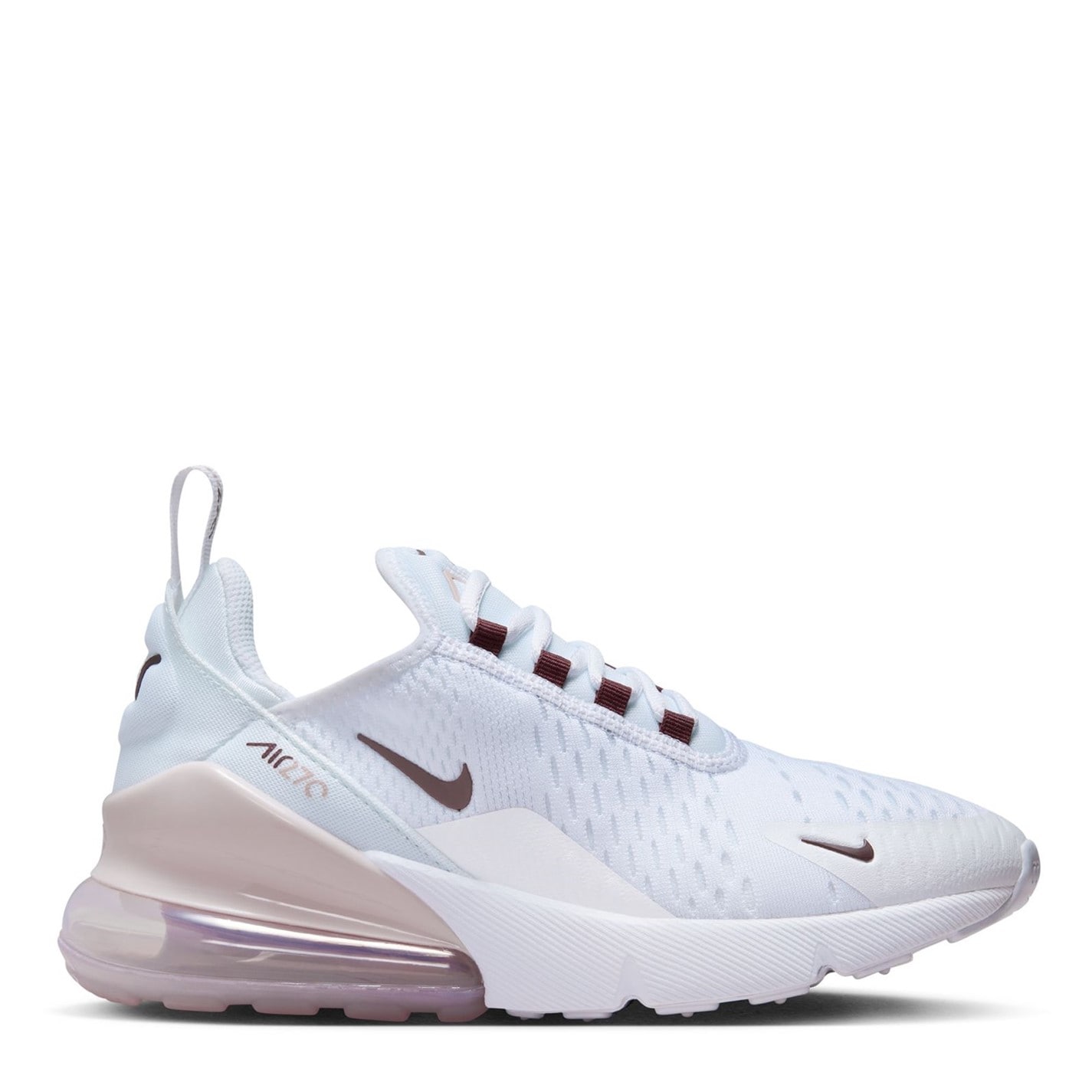 Nike Air Max 270 Big Shoes pentru Copii alb visiniu