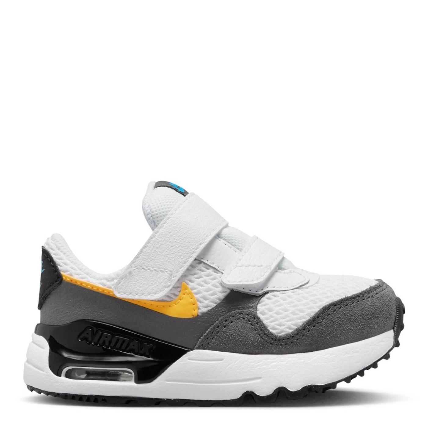 Nike Air Max System Sneakers pentru Bebelusi alb portocaliu gri