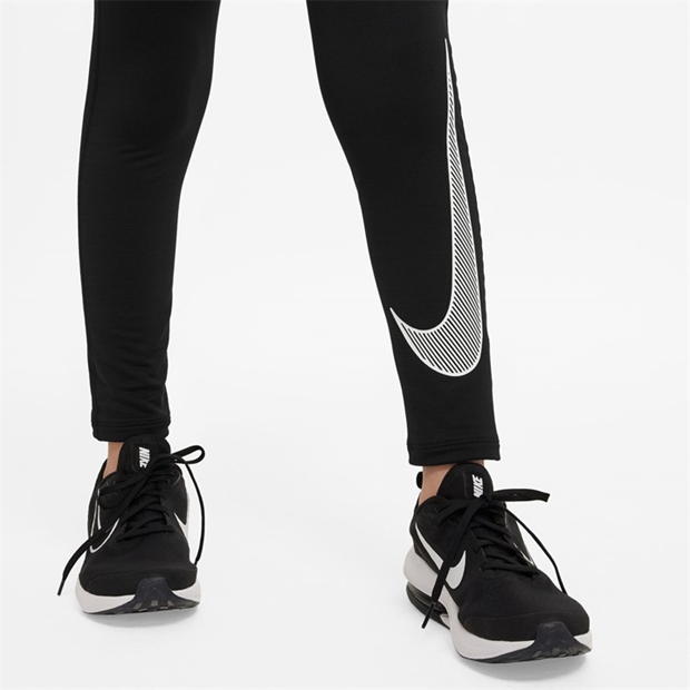 Nike B NP DF TIGHT W copii negru alb