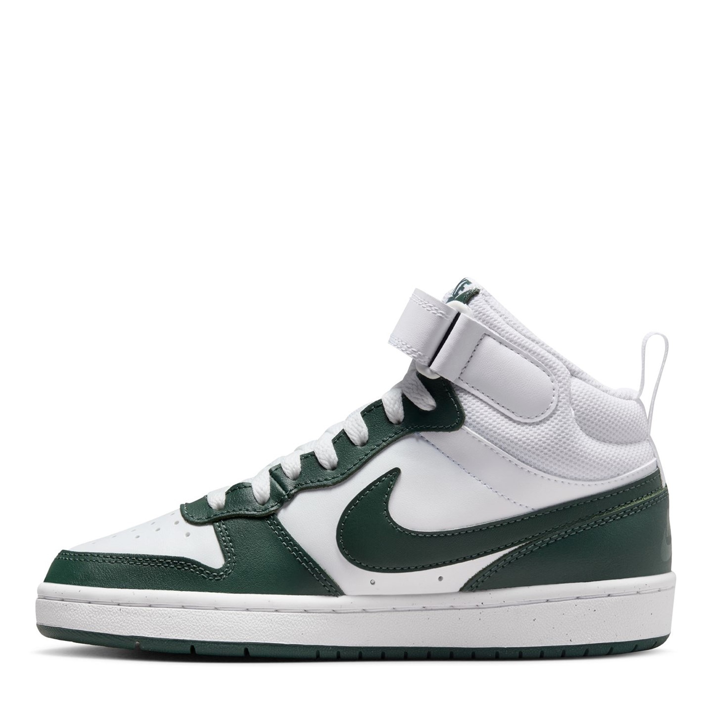 Nike Court Borough Mid 2 Big Shoe pentru Copii alb verde