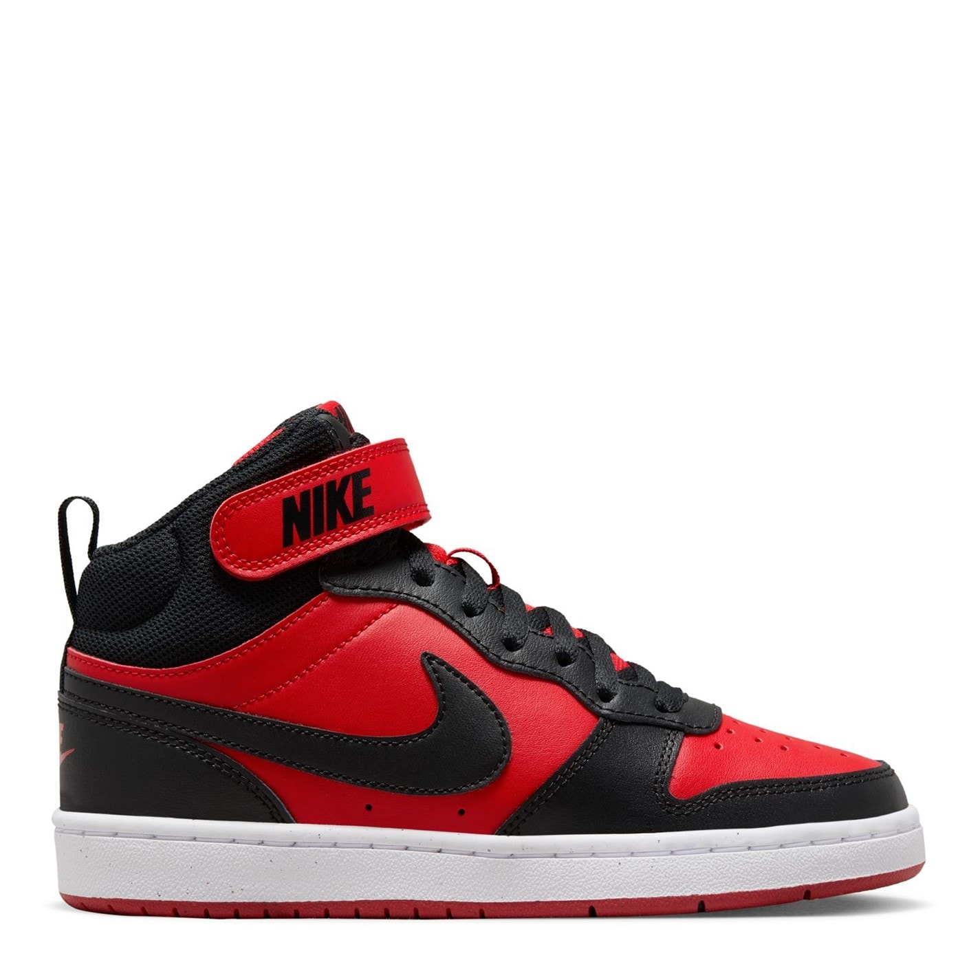 Nike Court Borough Mid 2 Big Shoe pentru Copii rosu negru