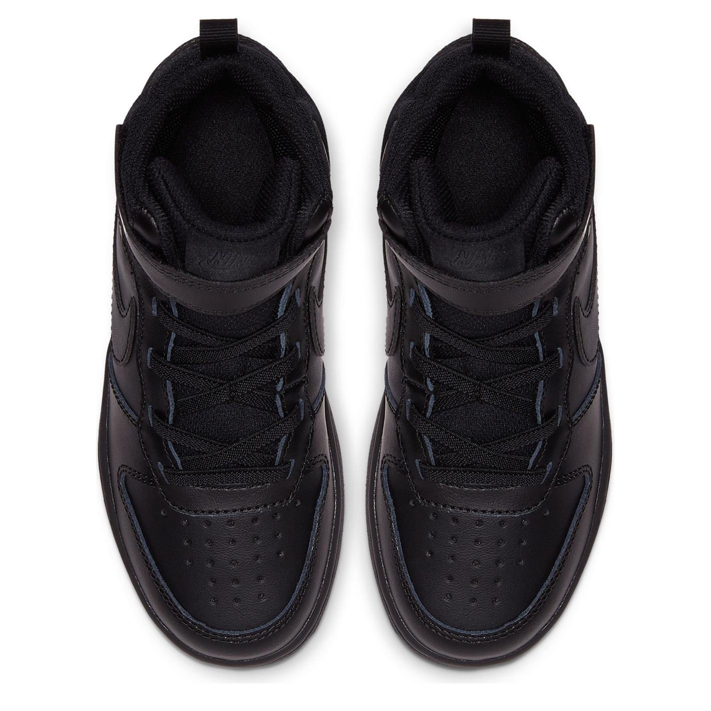 Nike Court Borough Mid 2 Little Shoe pentru Copii negru