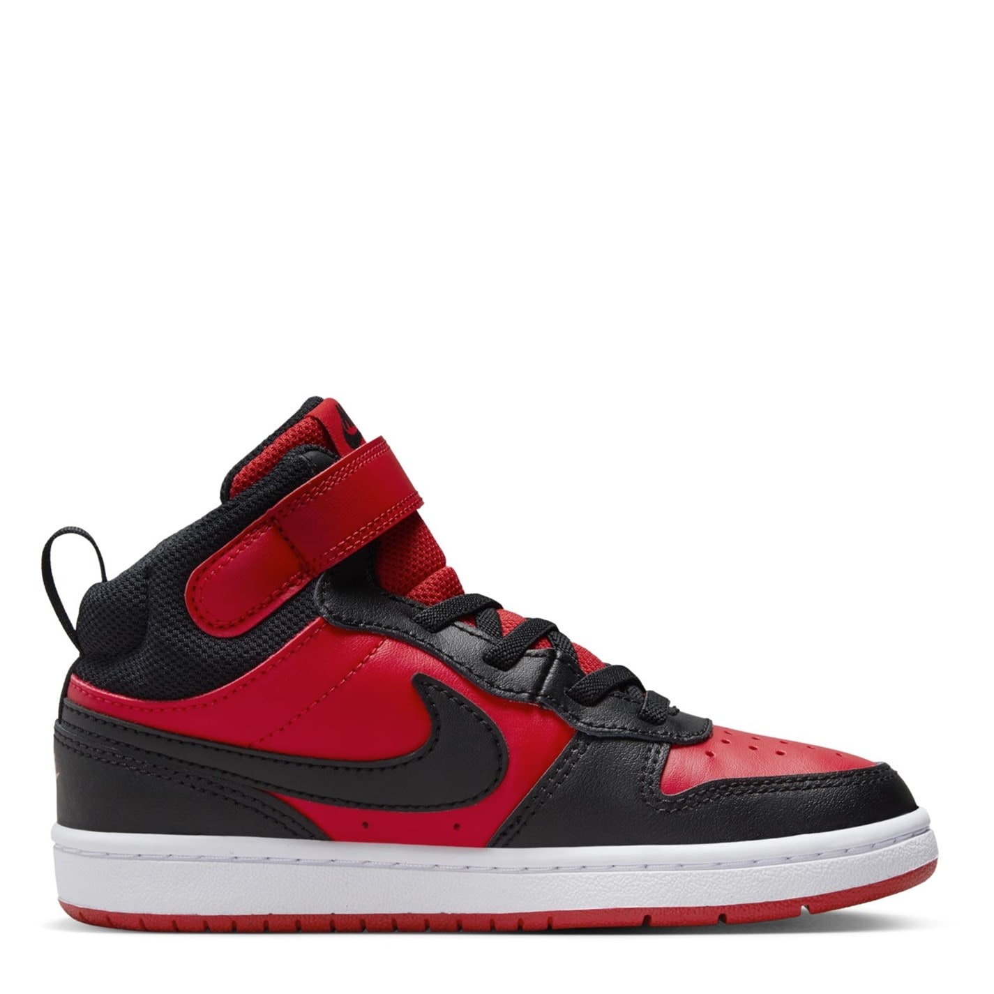 Nike Court Borough Mid 2 Little Shoe pentru Copii rosu negru