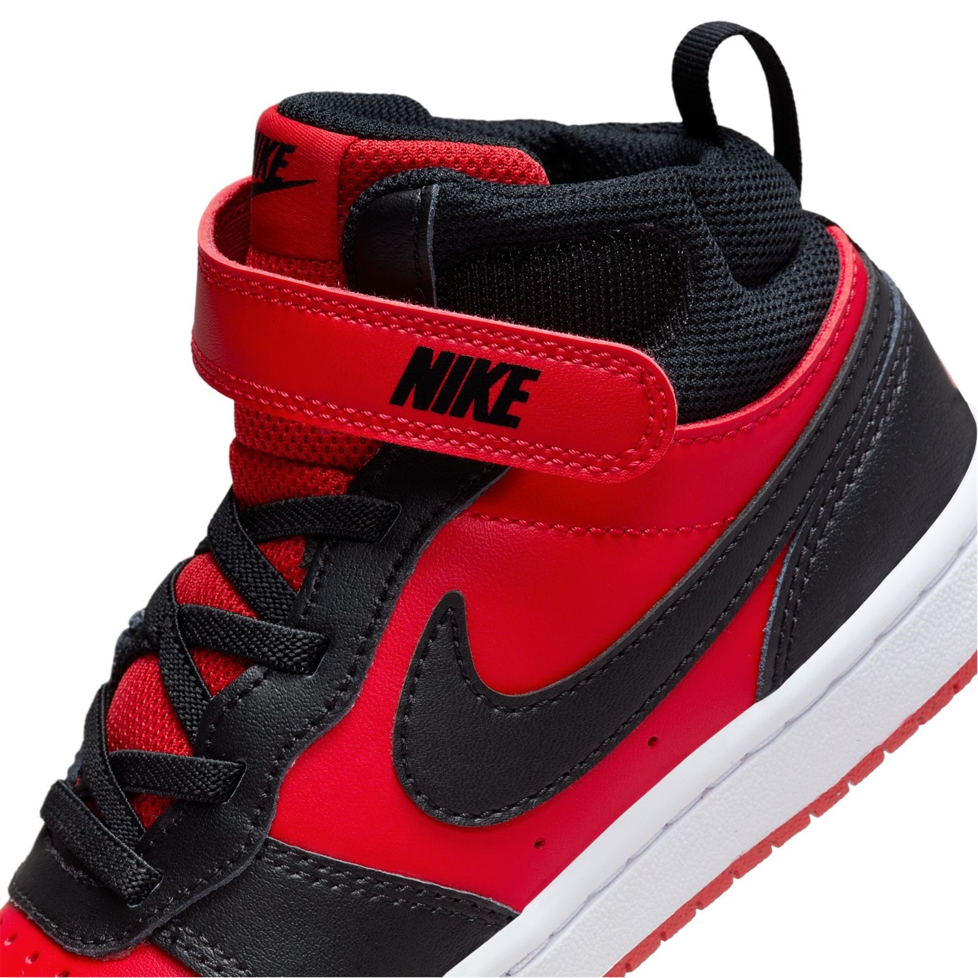 Nike Court Borough Mid 2 Little Shoe pentru Copii rosu negru