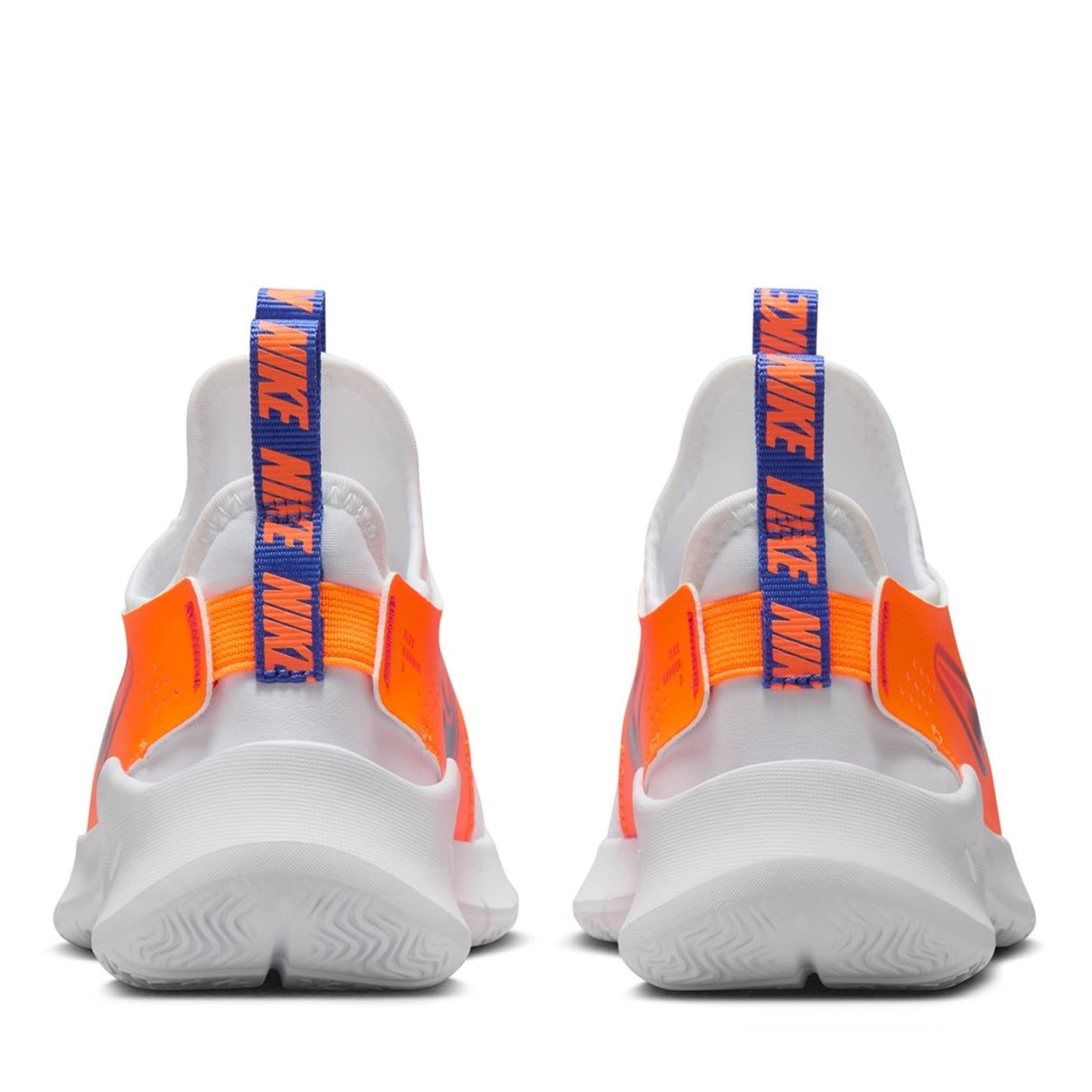 Nike Flex Runner 3 Little Shoes pentru Copii alb portocaliu