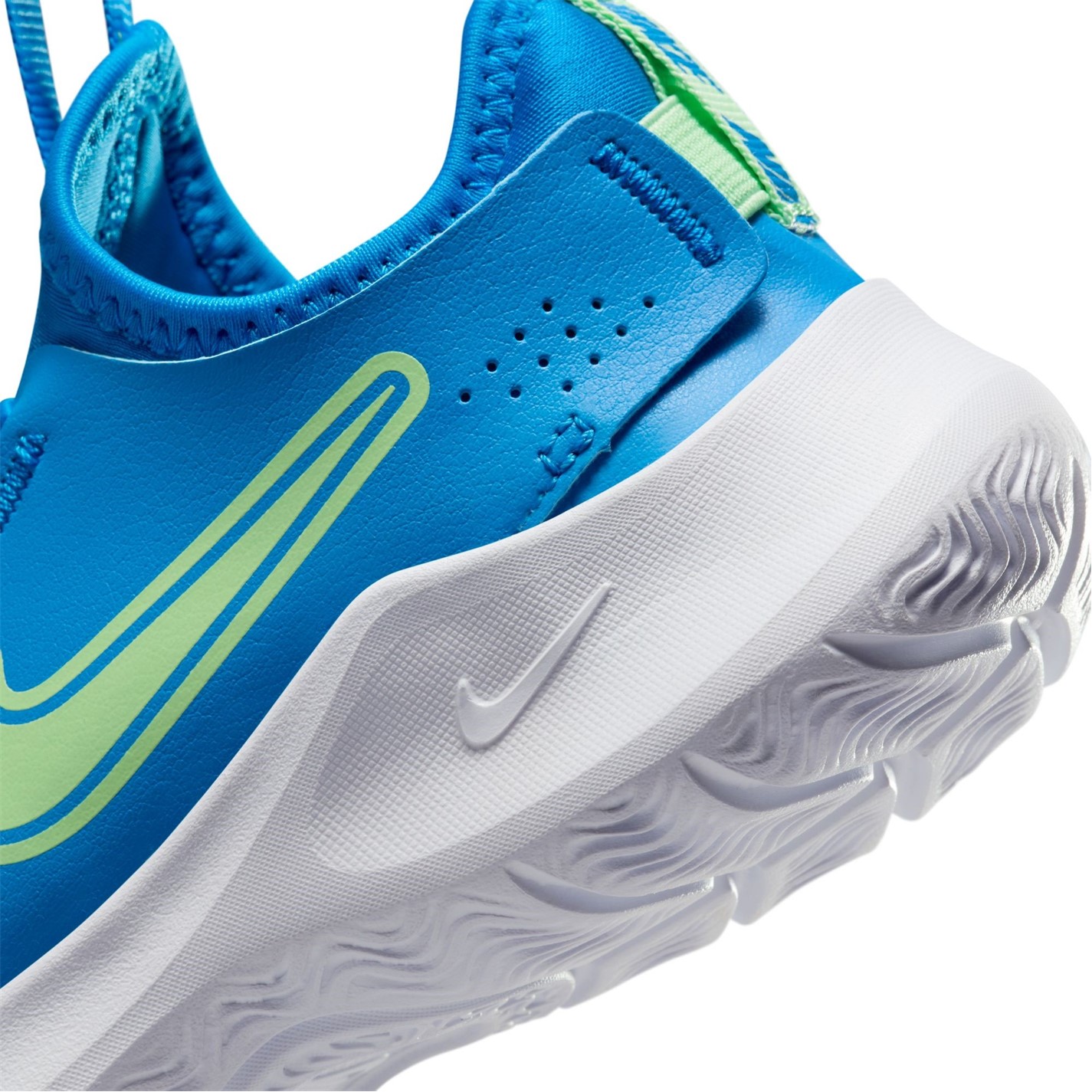 Nike Flex Runner 3 Little Shoes pentru Copii albastru verde