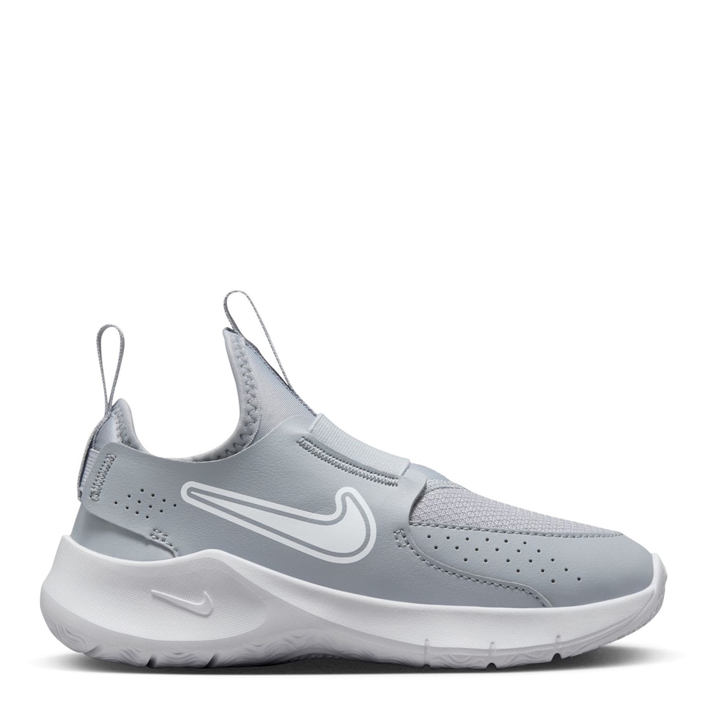 Nike Flex Runner 3 Little Shoes pentru Copii gri alb