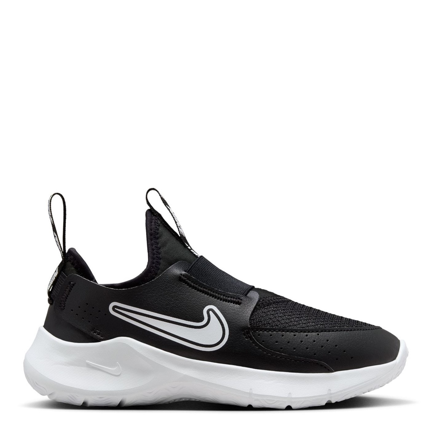 Nike Flex Runner 3 Little Shoes pentru Copii negru alb