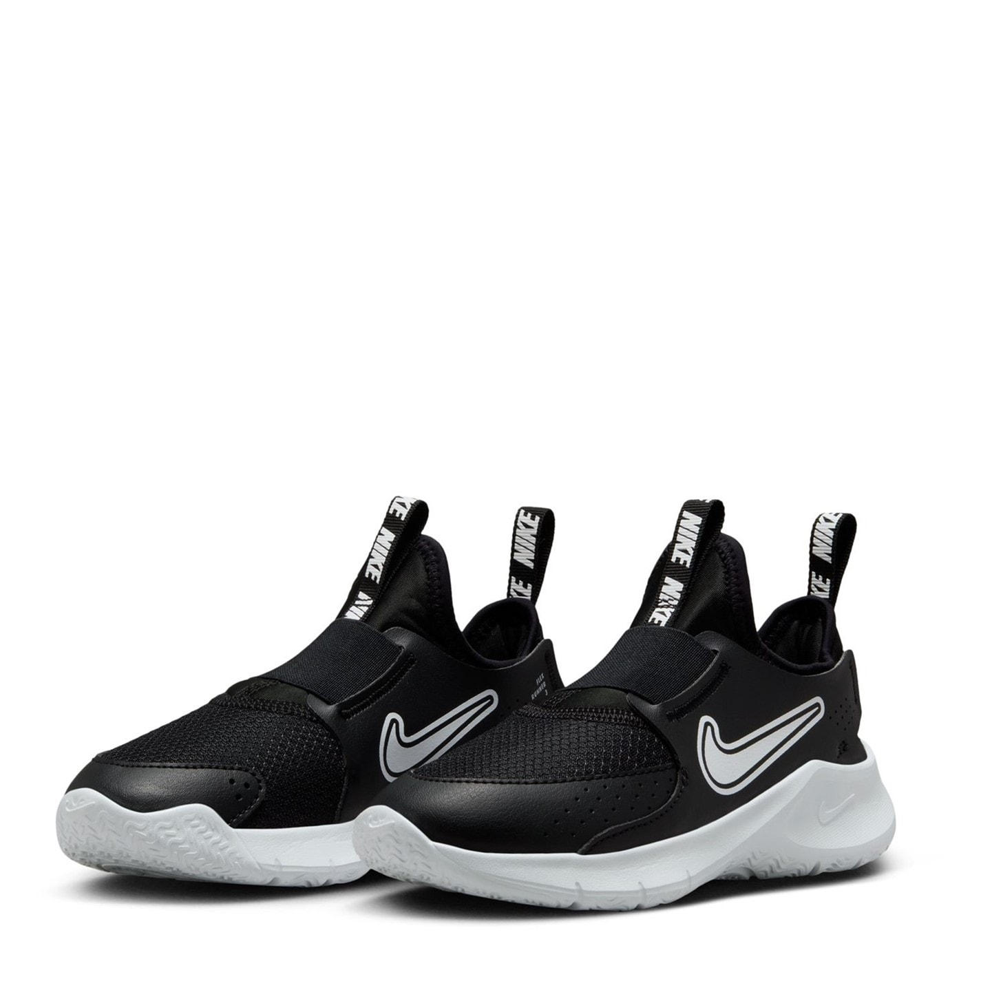 Nike Flex Runner 3 Little Shoes pentru Copii negru alb