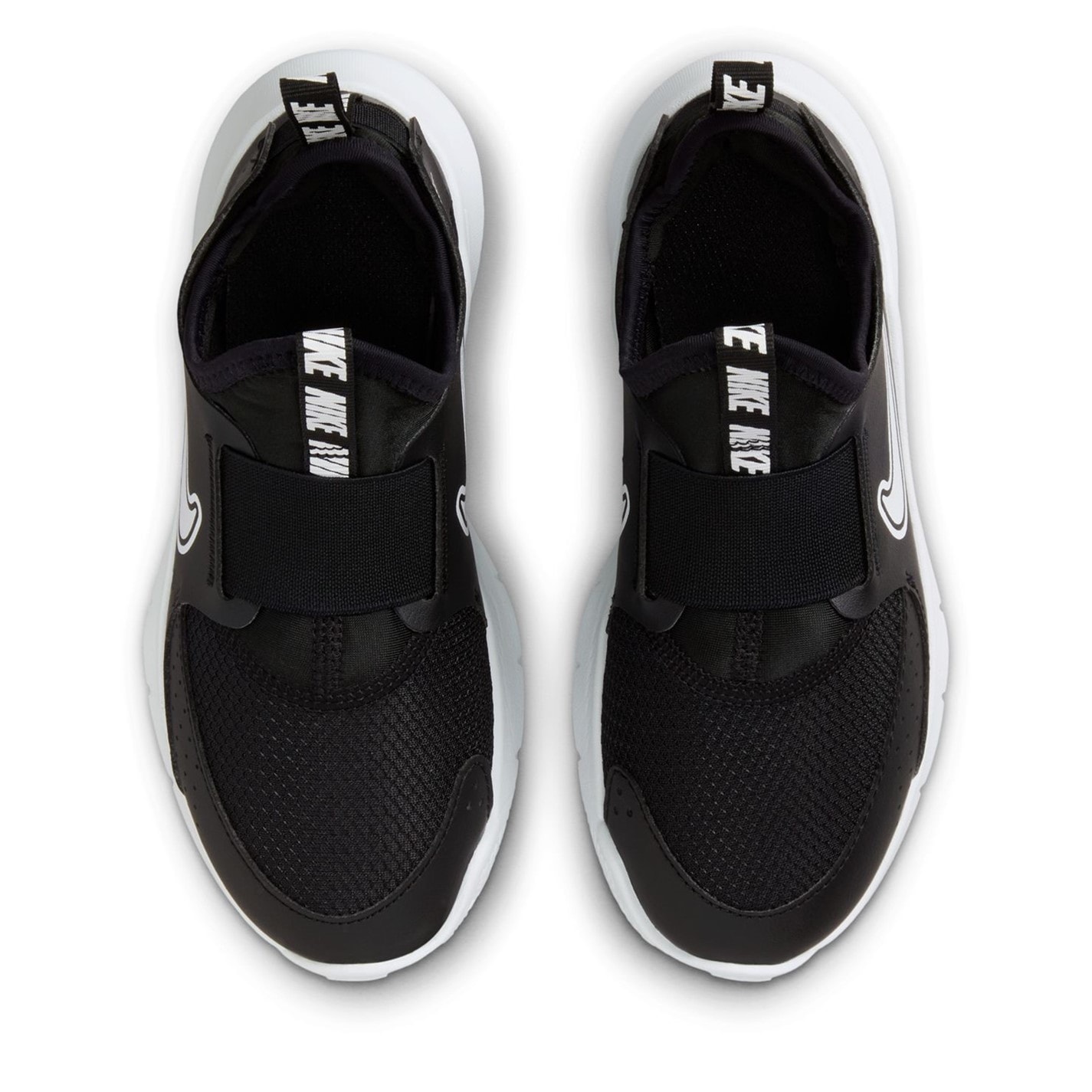 Nike Flex Runner 3 Little Shoes pentru Copii negru alb