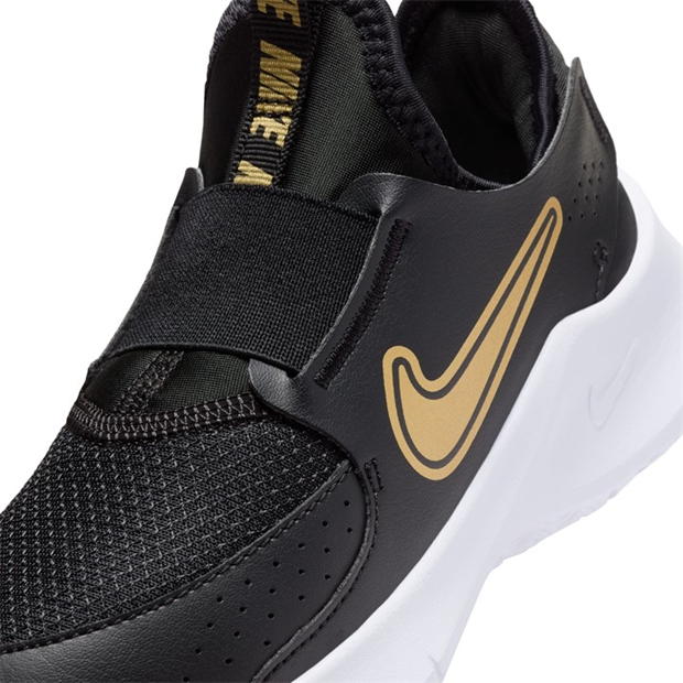 Nike Flex Runner 3 Little Shoes pentru Copii negru auriu