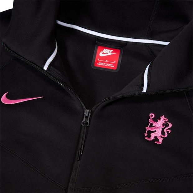 Nike MNSW TECHFLCFZWNDRNR JKT3R negru roz