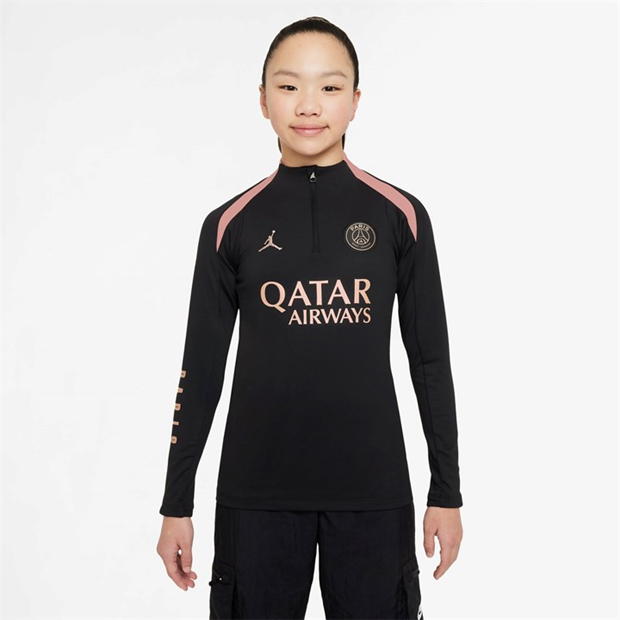 Nike Paris Saint Germain Strike Third Drill Top 2024 2025 Juniors negru