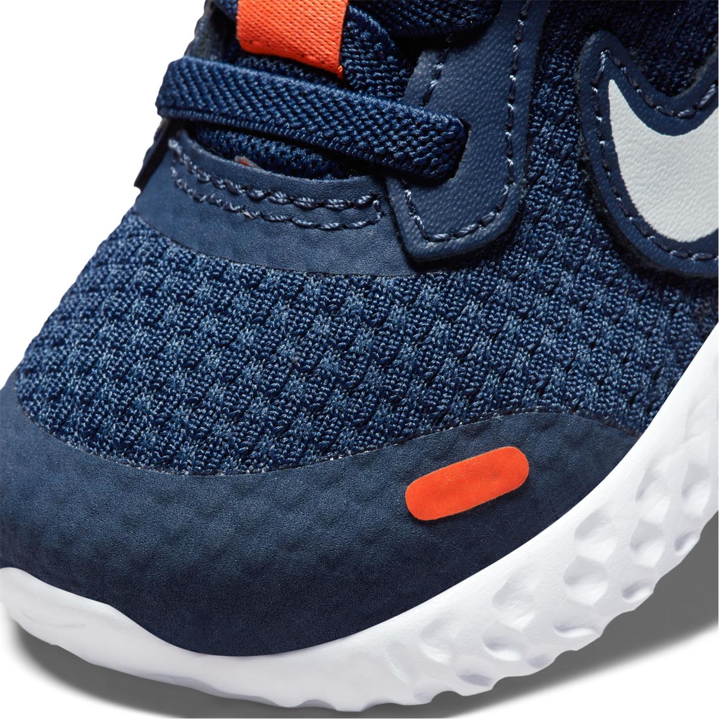 Nike Revolution 5 / Shoe pentru Bebelusi pentru Bebelusi bleumarin alb portocaliu