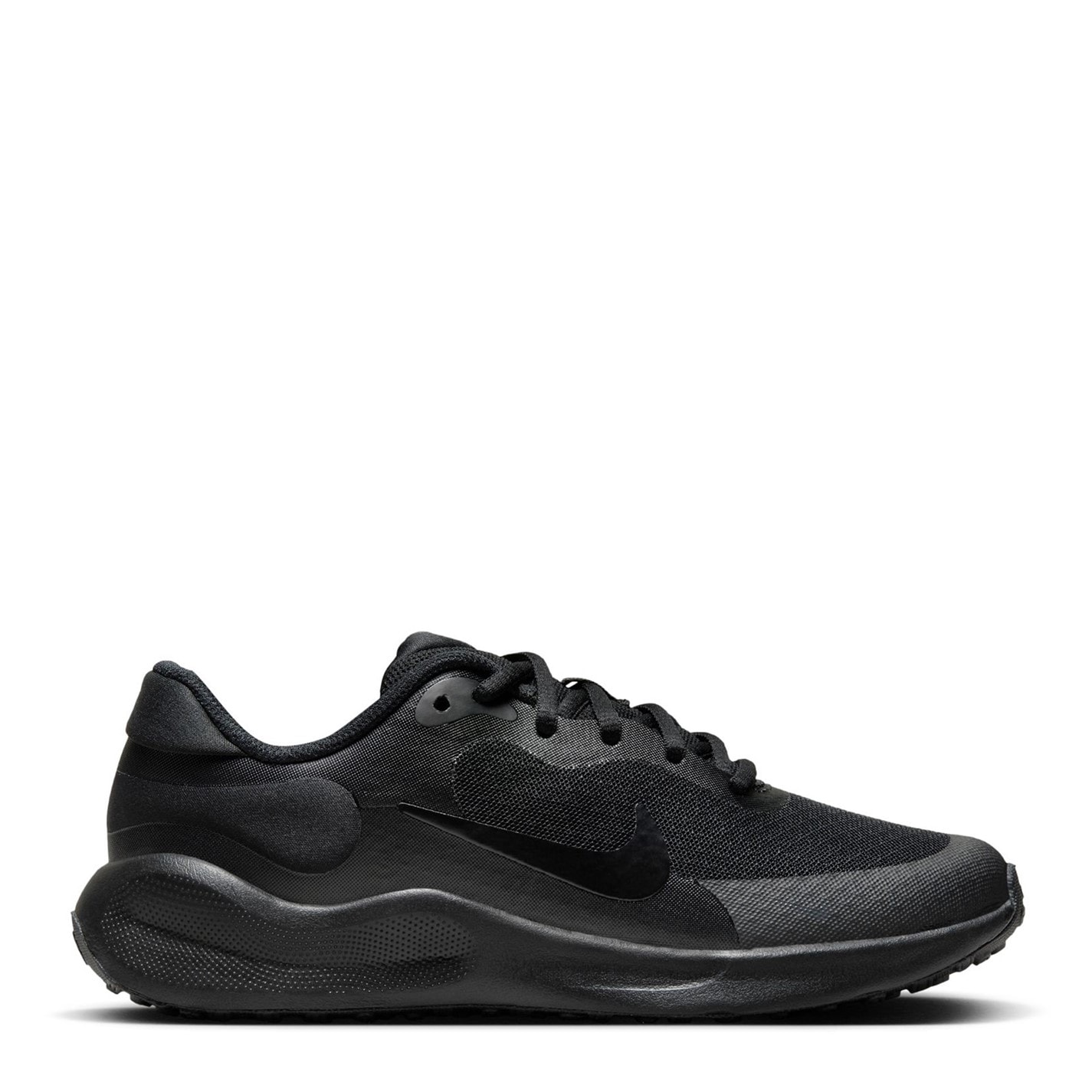 Nike REVOLUTION 7 (GS) triple negru