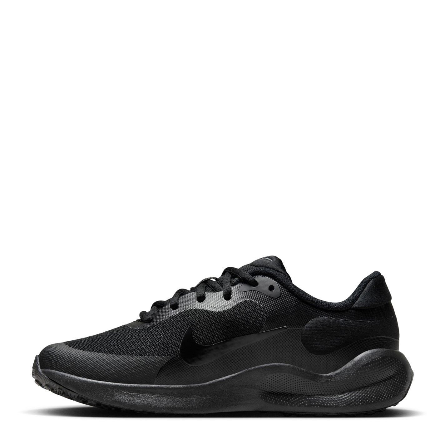 Nike REVOLUTION 7 (GS) triple negru