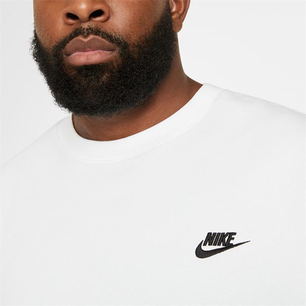 Nike Sportswear Club Crew alb negru