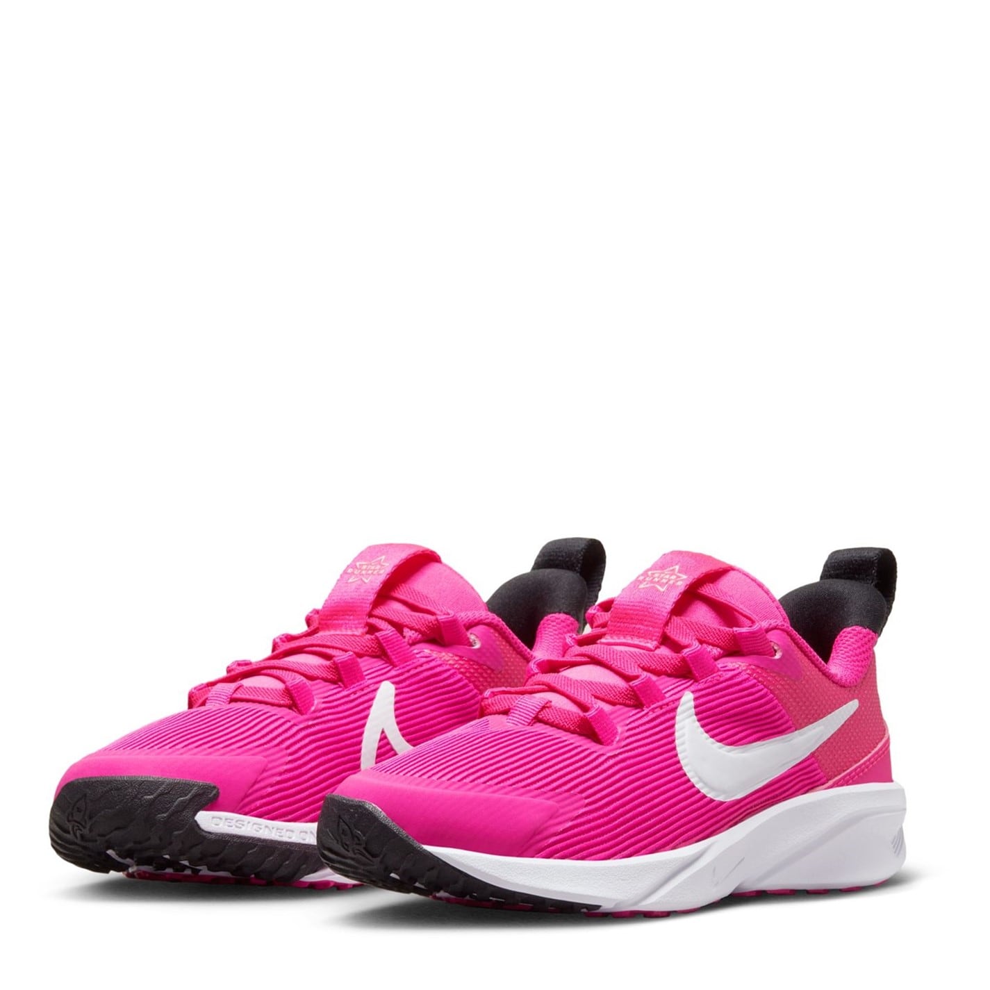 Nike Star Runner 4 Little Shoes pentru Copii roz alb