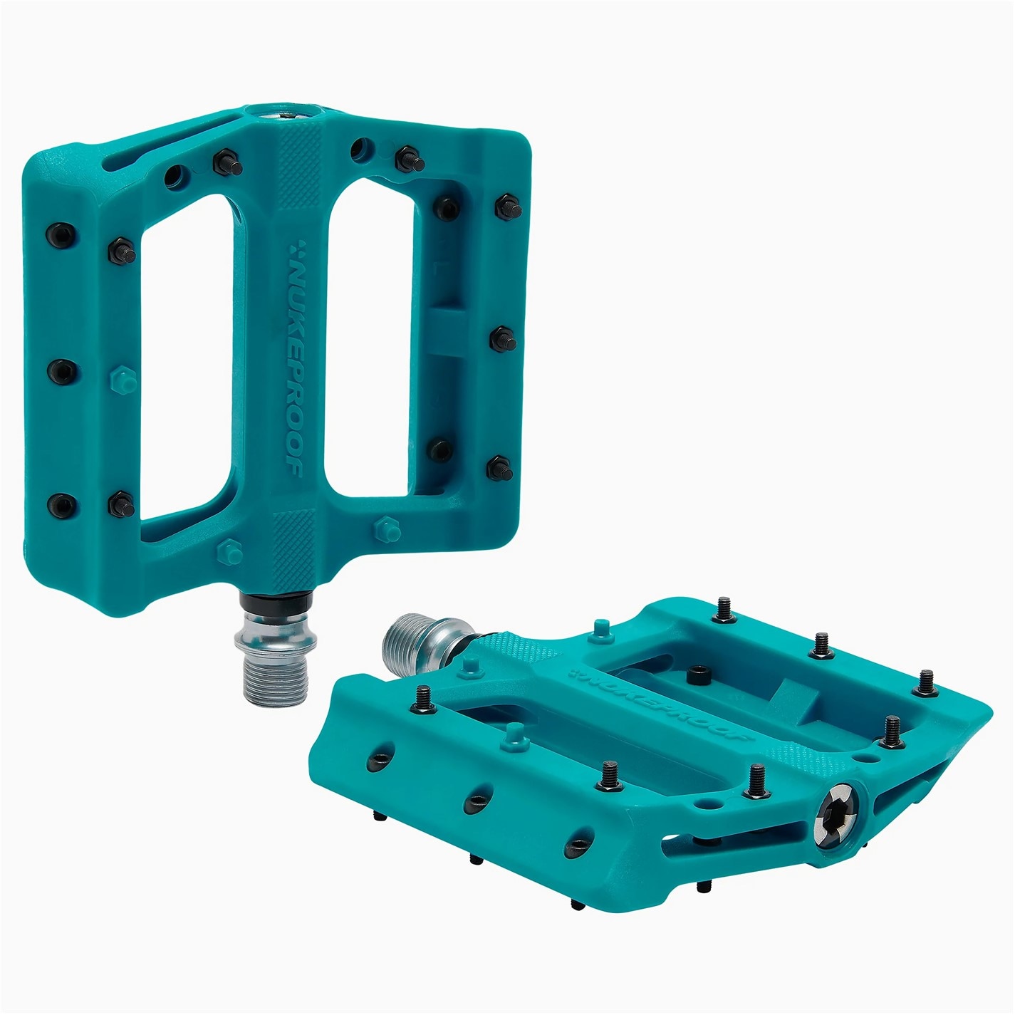 Nukeproof Neutron EVO (Electron EVO) Flat Pedals turcoaz