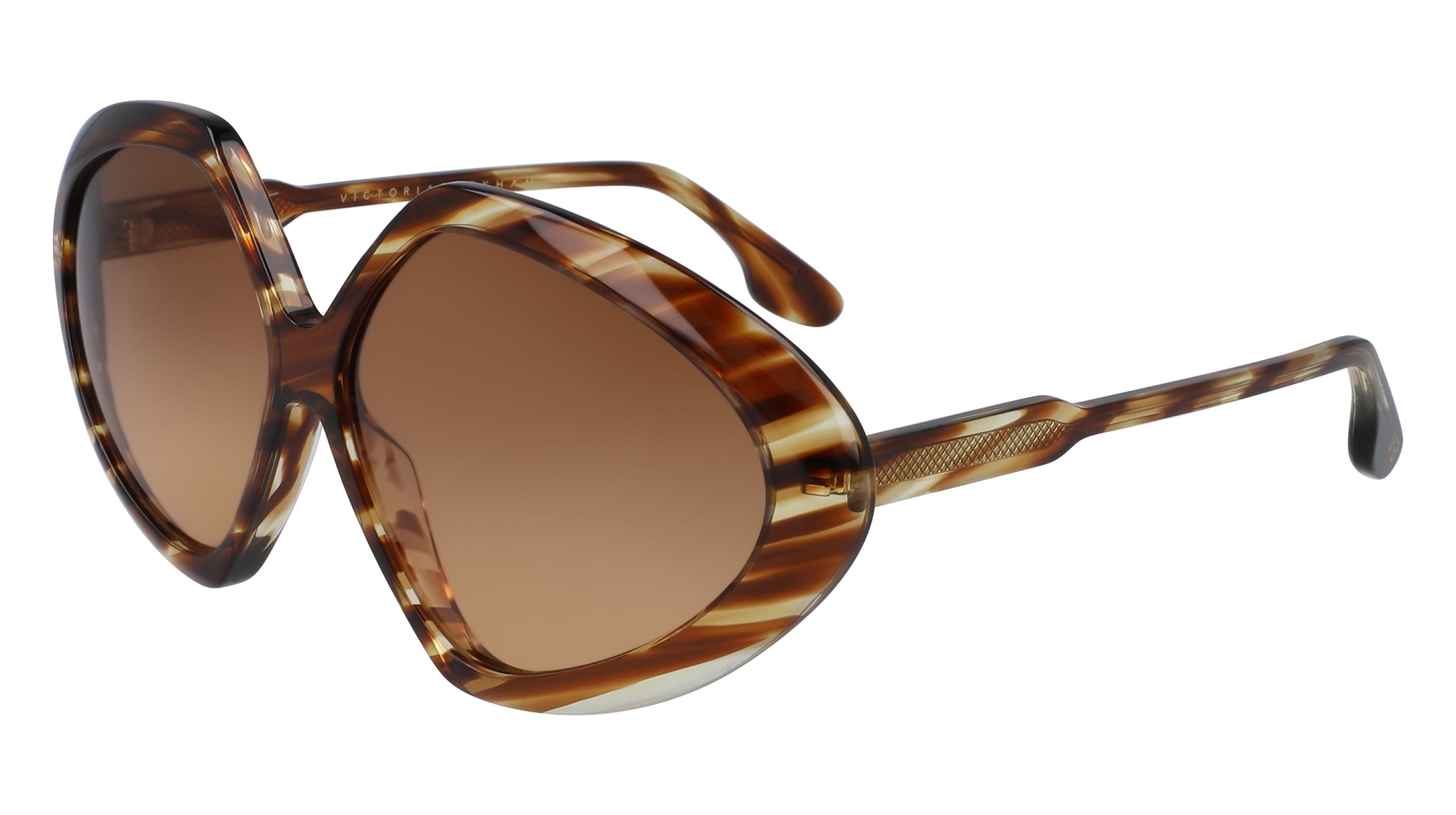 Ochelari de soare VICTORIA BECKHAM VB614S-211 pentru Femei maro rayas