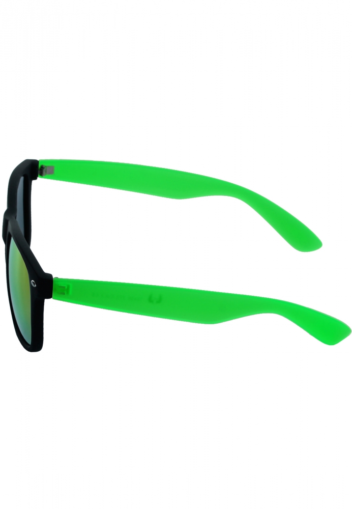 Ochelari de soare Likoma Mirror negru verde MasterDis deschis