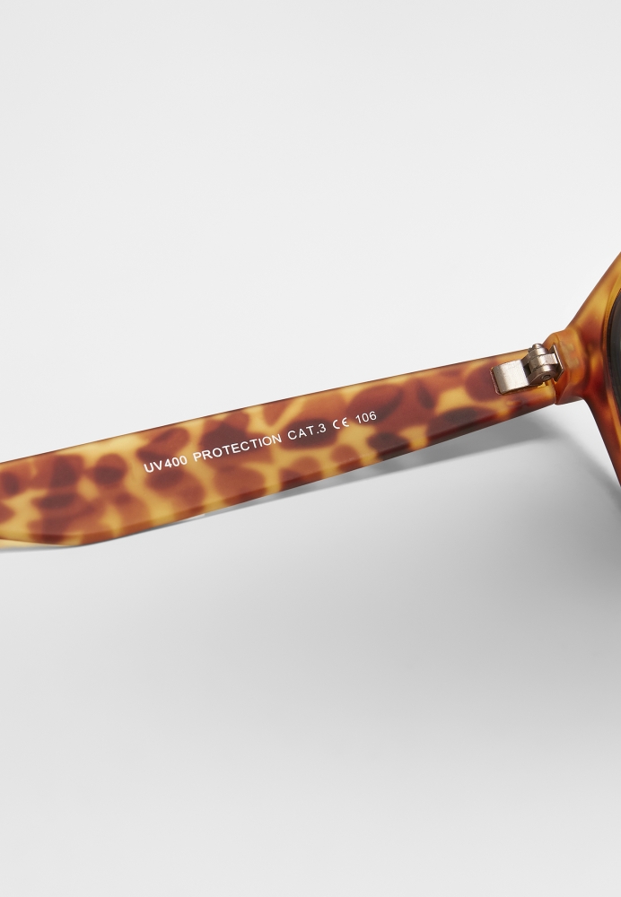 Ochelari de soare Likoma Mirror UC maro leopard Urban Classics portocaliu