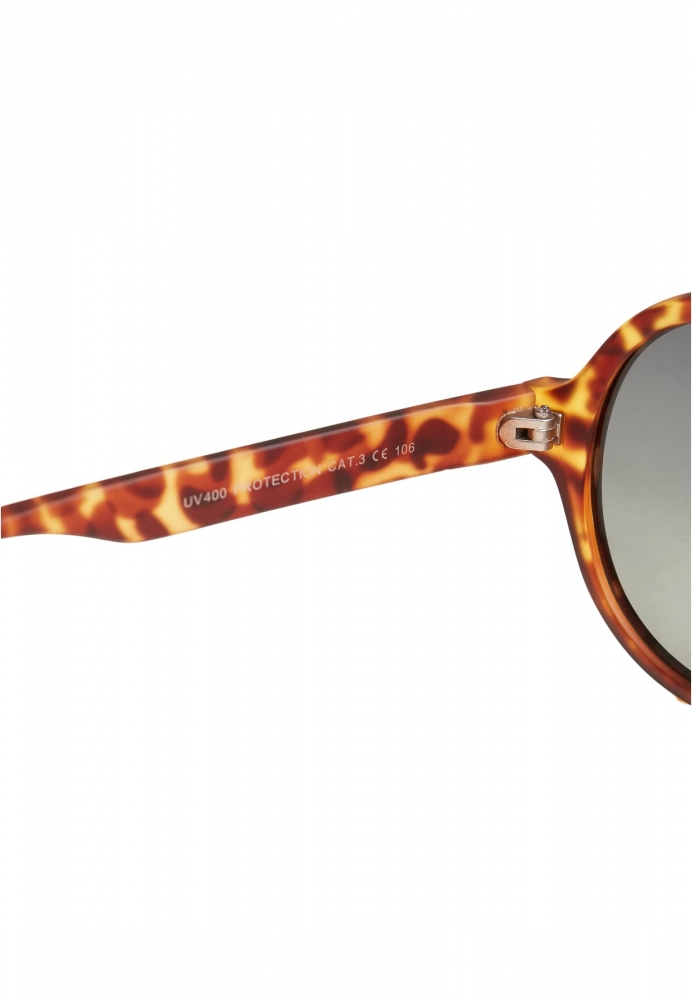 Ochelari de soare Retro Funk UC maro leopard Urban Classics verde