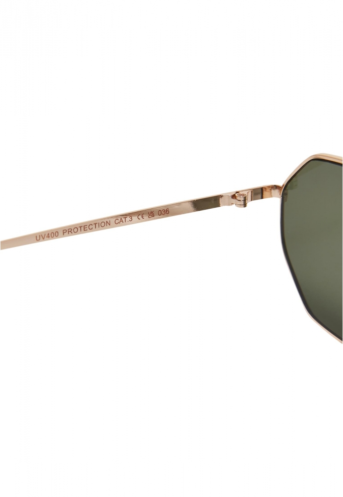 Ochelari de soare Toronto verde auriu Urban Classics