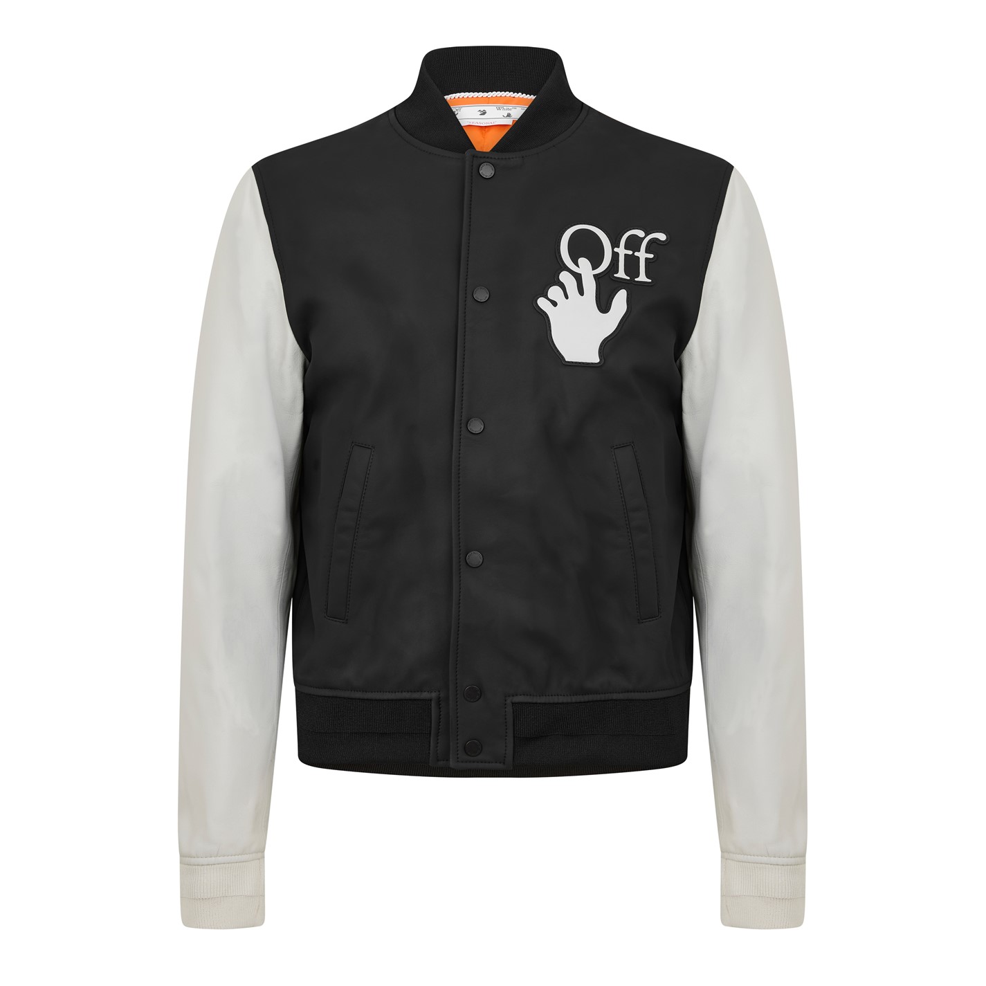 OFF alb Off Hand Varsity pentru barbati negru bej