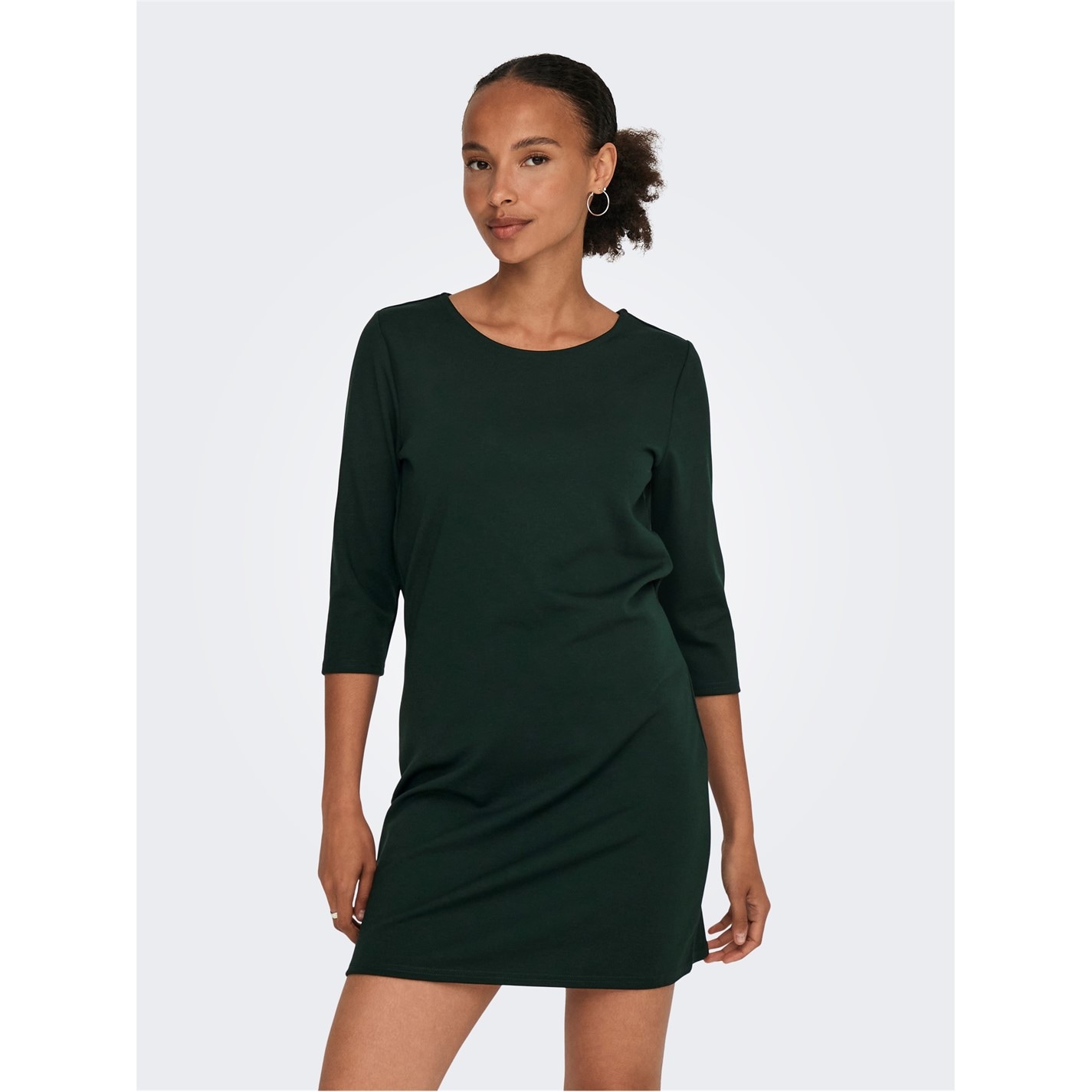 Rochie Only Brilliant trei quarterSleeve Jersey verde grove