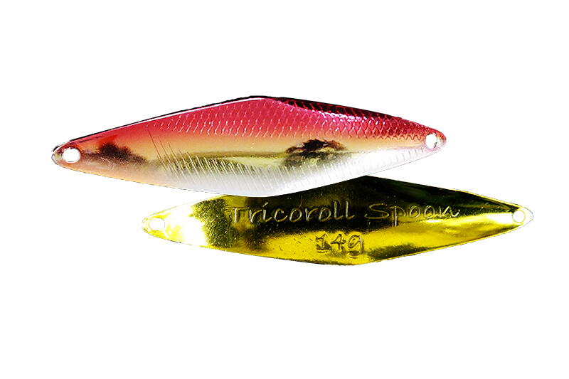 OSCILANTA TRICOROLL 6,8CM 14G rosu&GOLD marime 1-0 JACKALL