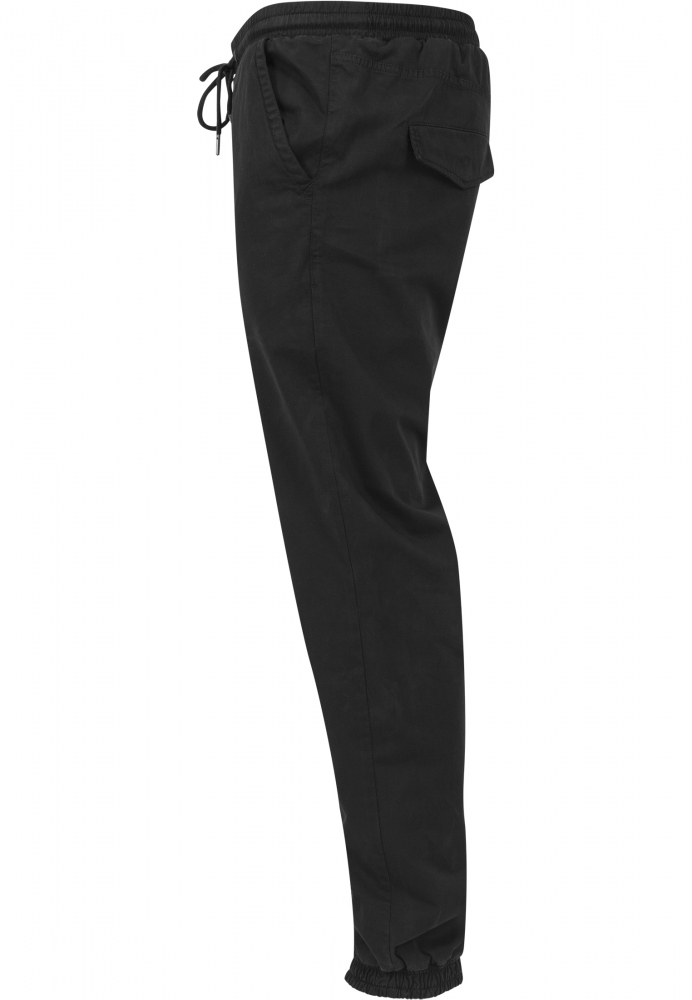 Pantalon barbati casual cargo negru Urban Classics