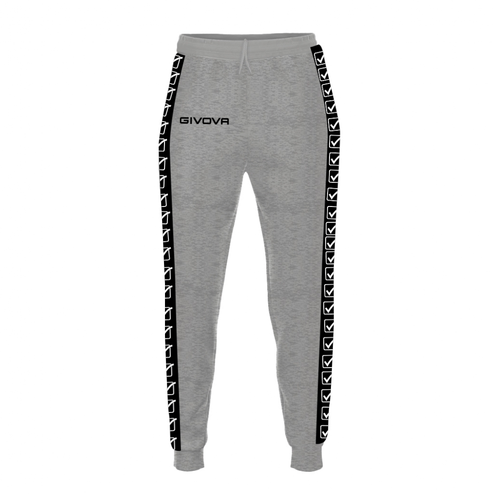 Pantaloni sport gri Givova Felpa BAND  melange deschis