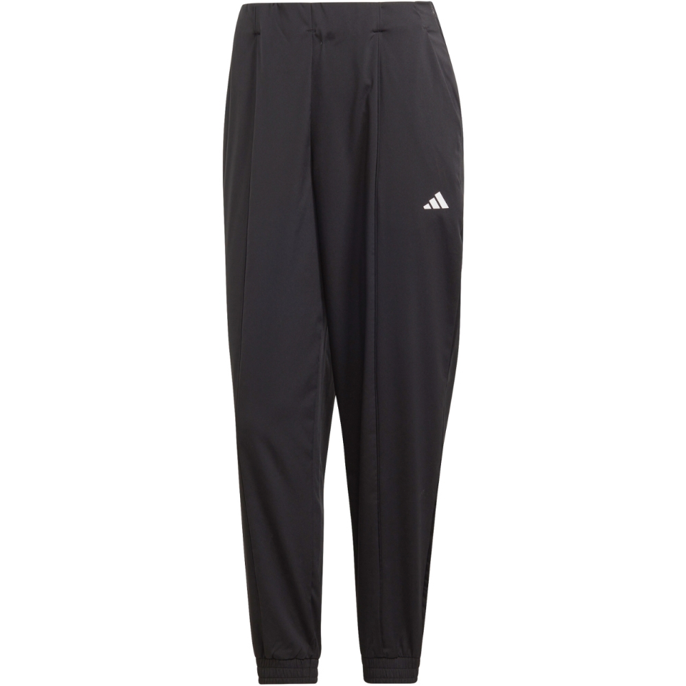 Pantaloni adidas Aeroready Train Essentials Minimal Branding Woven negru IJ5923 pentru Femei