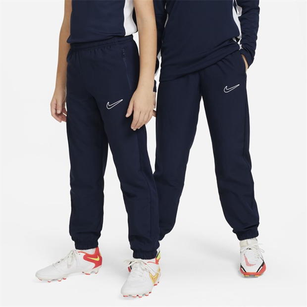 Pantaloni antrenament sport Nike Academy Juniors albastru alb