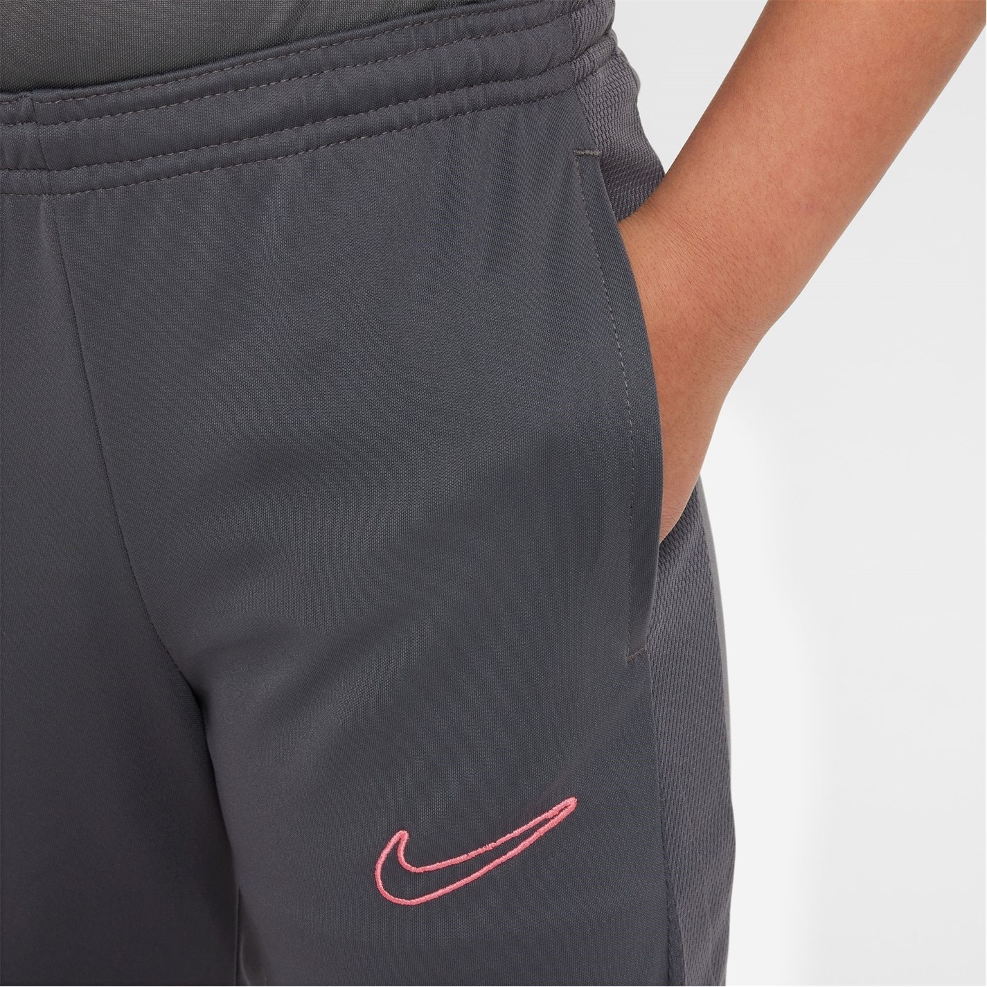 Pantaloni antrenament sport Nike Academy Juniors gri