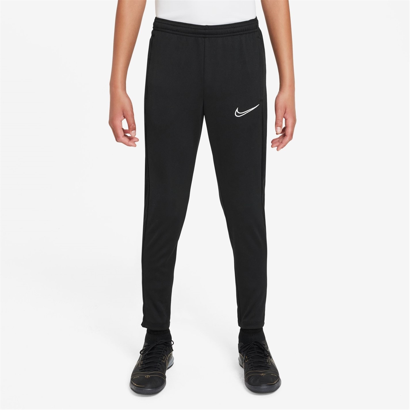 Pantaloni antrenament sport Nike Academy Juniors negru alb