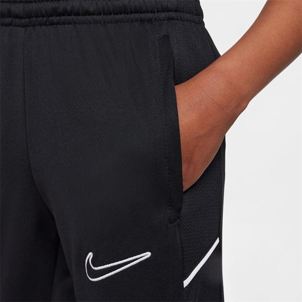 Pantaloni antrenament sport Nike Academy Juniors negru alb