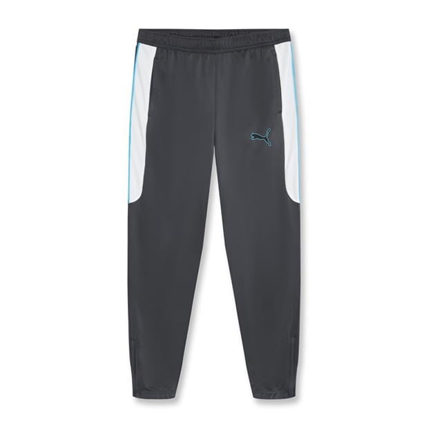 Pantaloni sport antrenament Puma Finesse Performance pentru Barbati gri albastru aqua