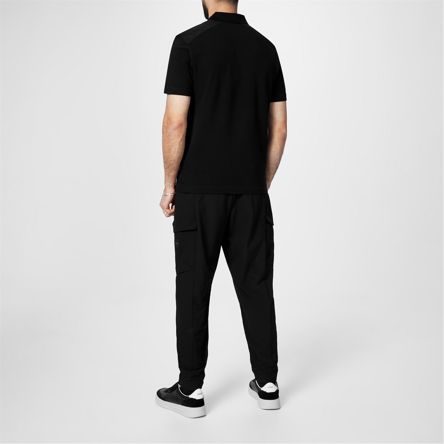 Pantaloni BOSS Urbanex Cargo negru