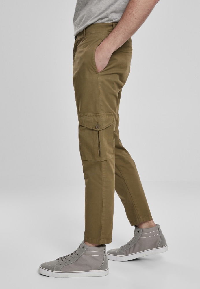 Pantaloni Cargo conici oliv Urban Classics