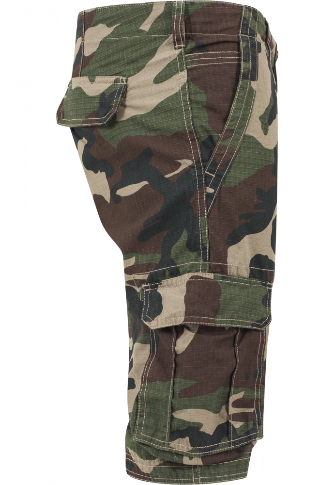 Pantaloni cargo scurti wood camuflaj Urban Classics