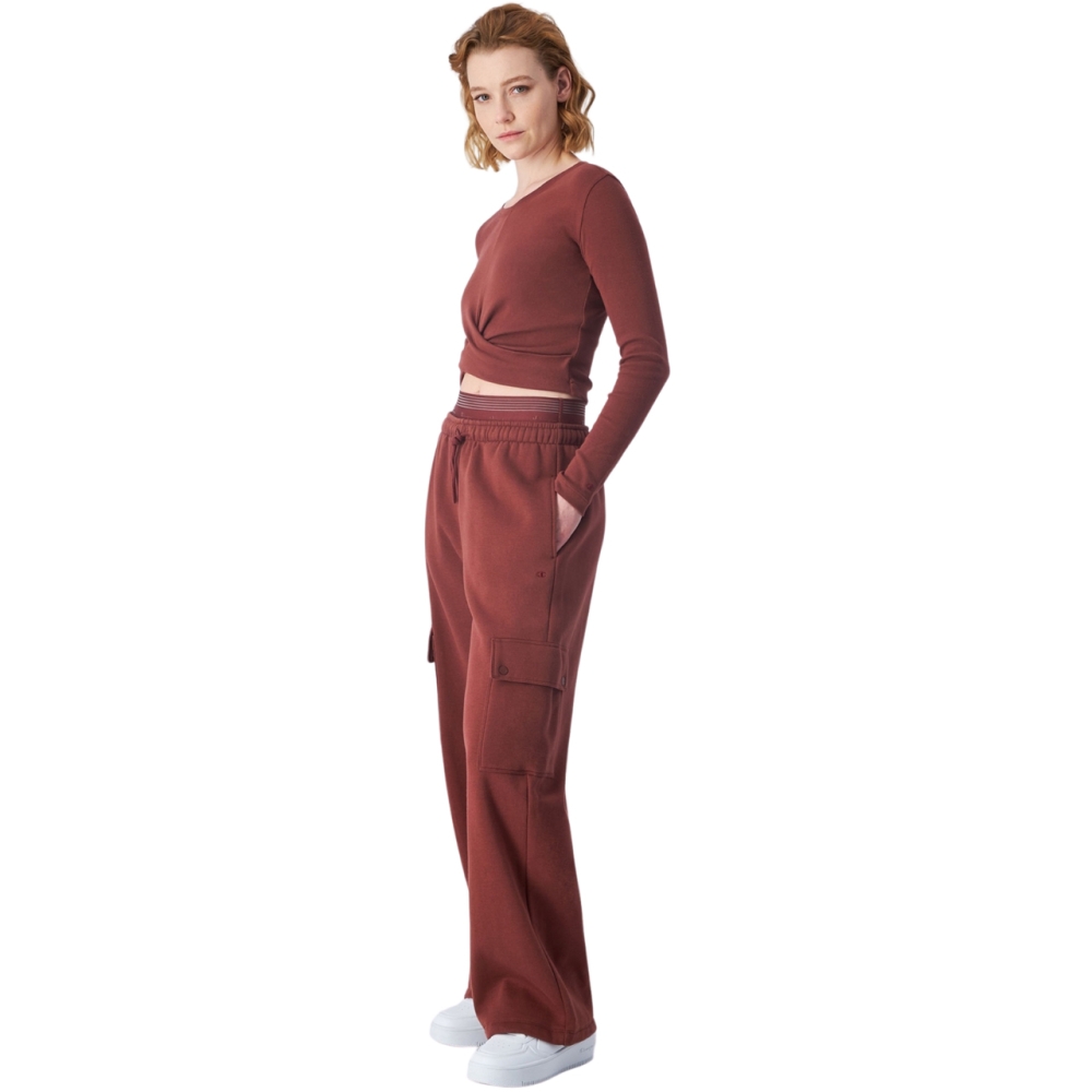 Pantaloni Champion Cargo maro 117603 MS524 pentru Femei