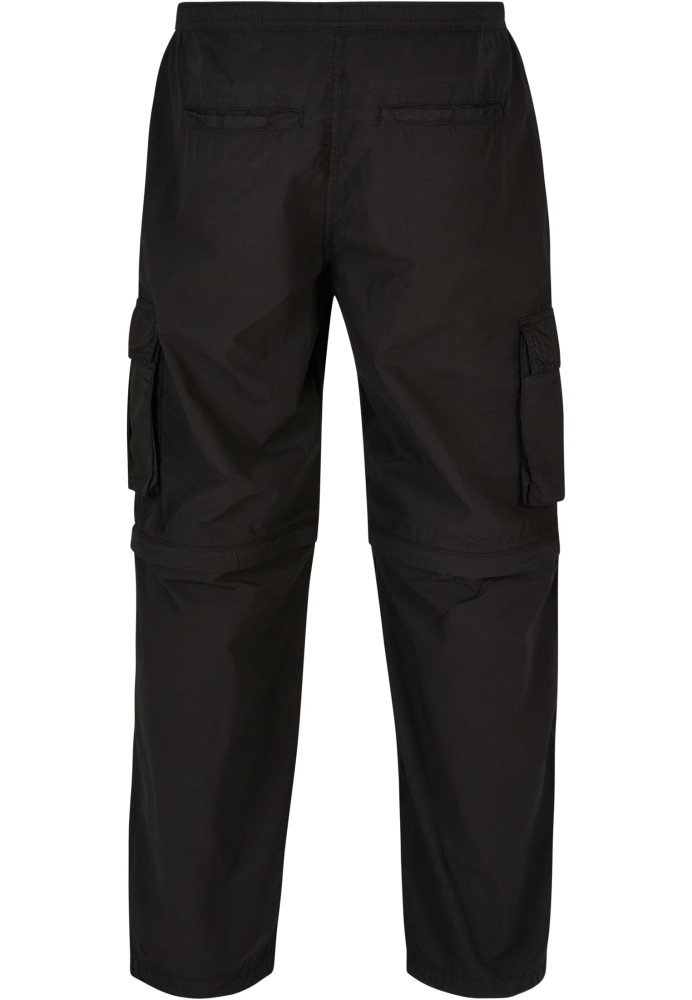 Pantaloni cu fermoar Away negru Urban Classics